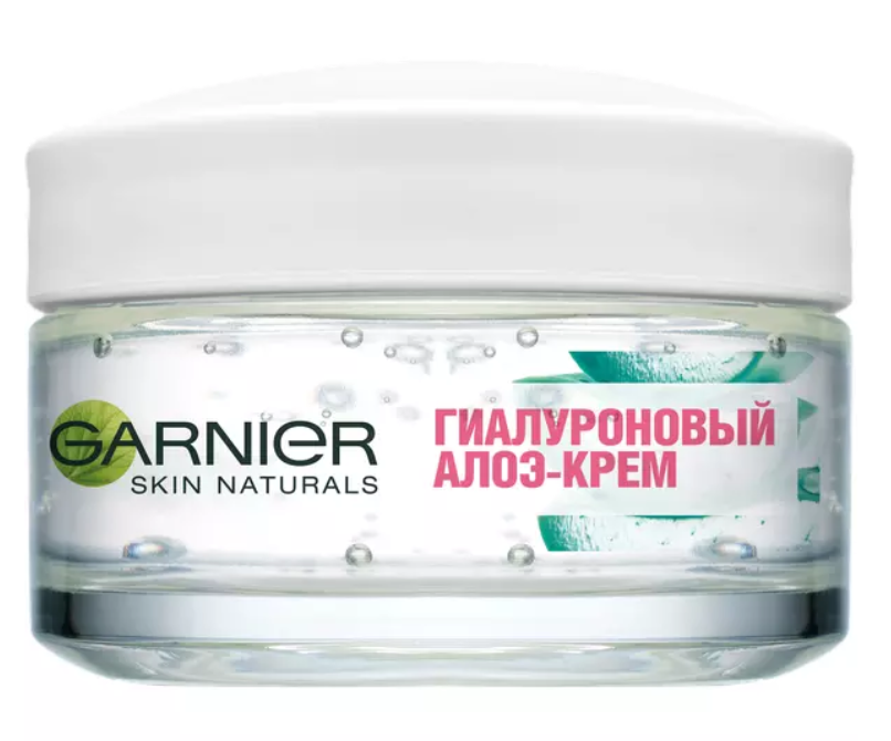 фото упаковки Garnier Skin Naturals Питательный гиалуроновый алоэ-крем