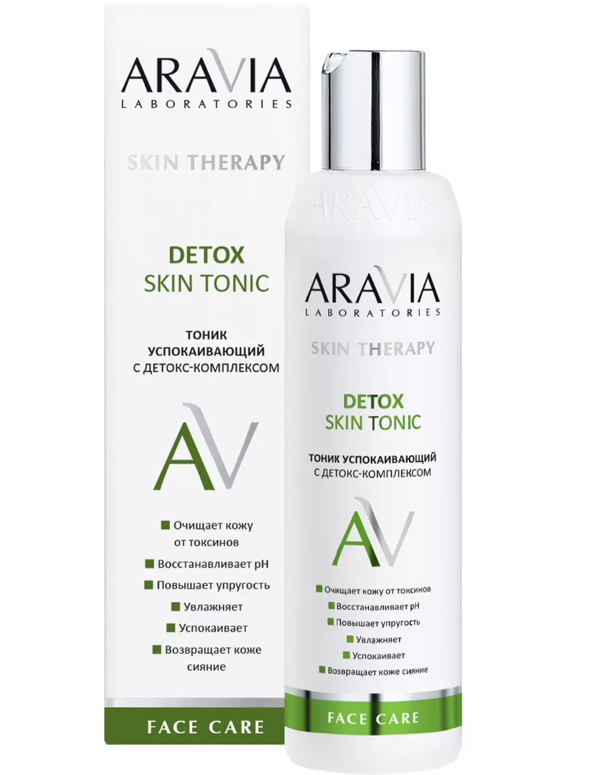 фото упаковки Aravia Laboratories Detox Skin Tonic Тоник успокаивающий