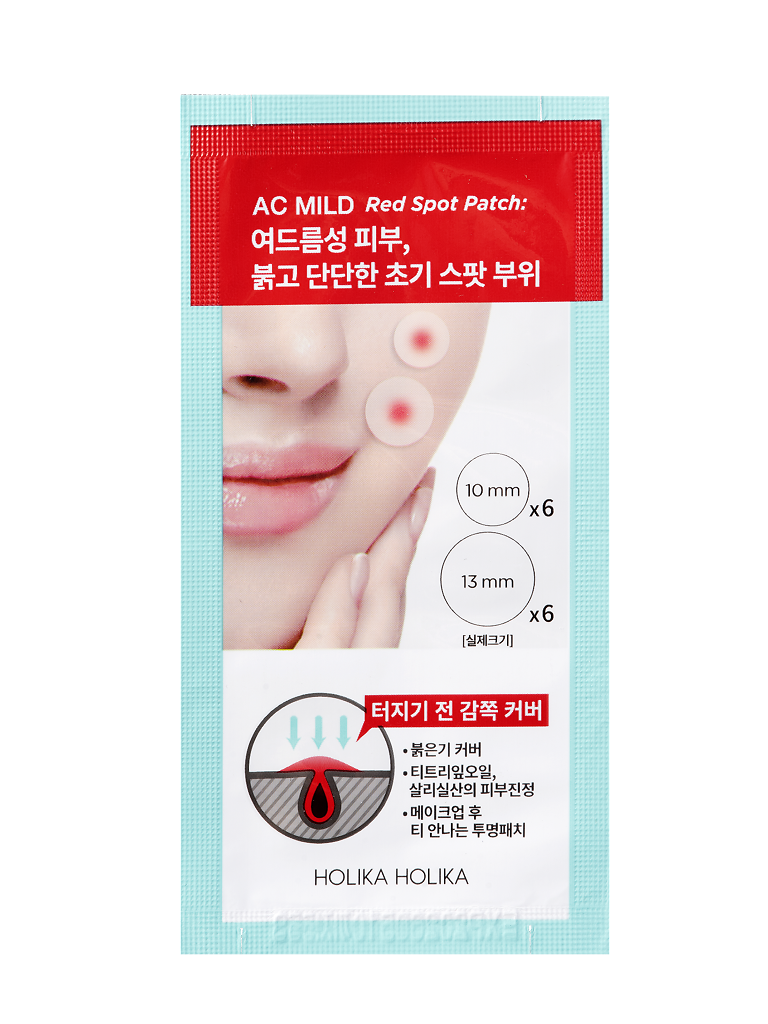 фото упаковки Holika Holika AC Mild Лечебные патчи против акне Red Spot Patch