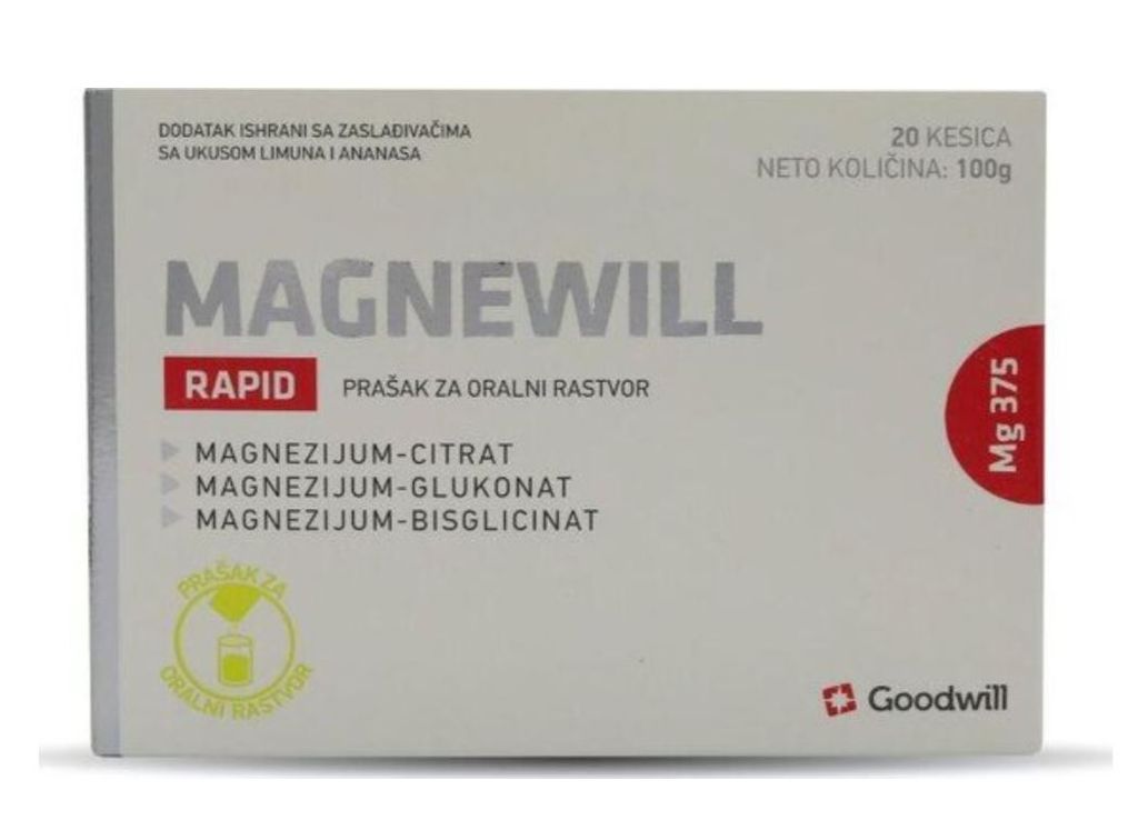 фото упаковки GoodWill Магний, порошок для приготовления раствора для приема внутрь, 20 шт. фото упаковки GoodWill Магний