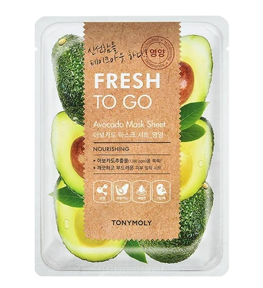 фото упаковки TonyMoly Fresh To Go Avocado Mask Sheet Освежающая тканевая
