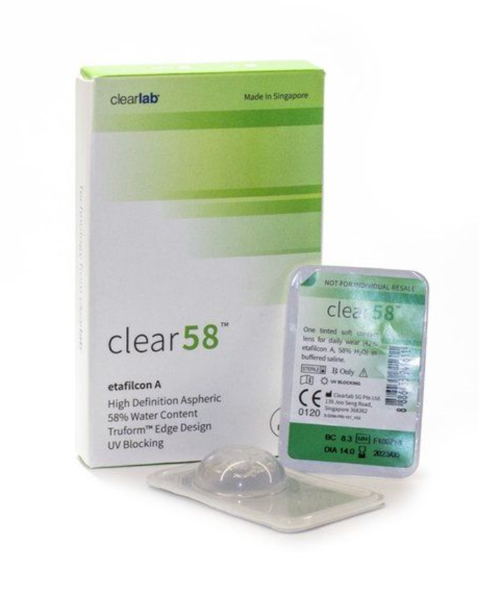 ClearLab Clear 58 Линзы контактные, BC=8.3 d=14.0, D(-4.25), 6 шт.