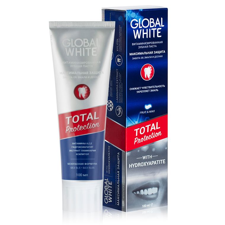 фото упаковки Global White Total Protection Зубная паста Максимальная защита