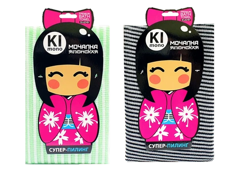 фото упаковки Ева Кимоно Мочалка японская полотенце-пилинг
