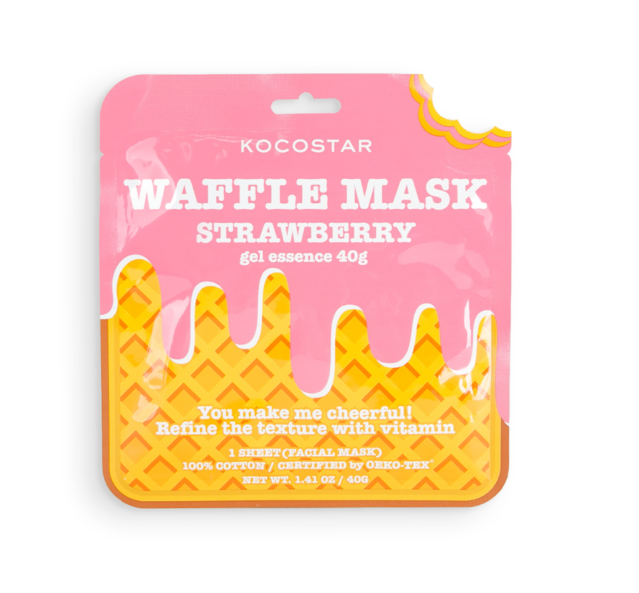 фото упаковки Kocostar Маска для лица тонизирующая вафельная