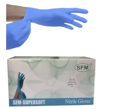 фото упаковки Supersoft SFM Перчатки нитриловые нестерильные
