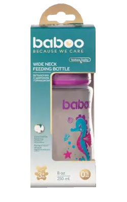 фото упаковки Baboo Бутылочка с силиконовой соской Sea life