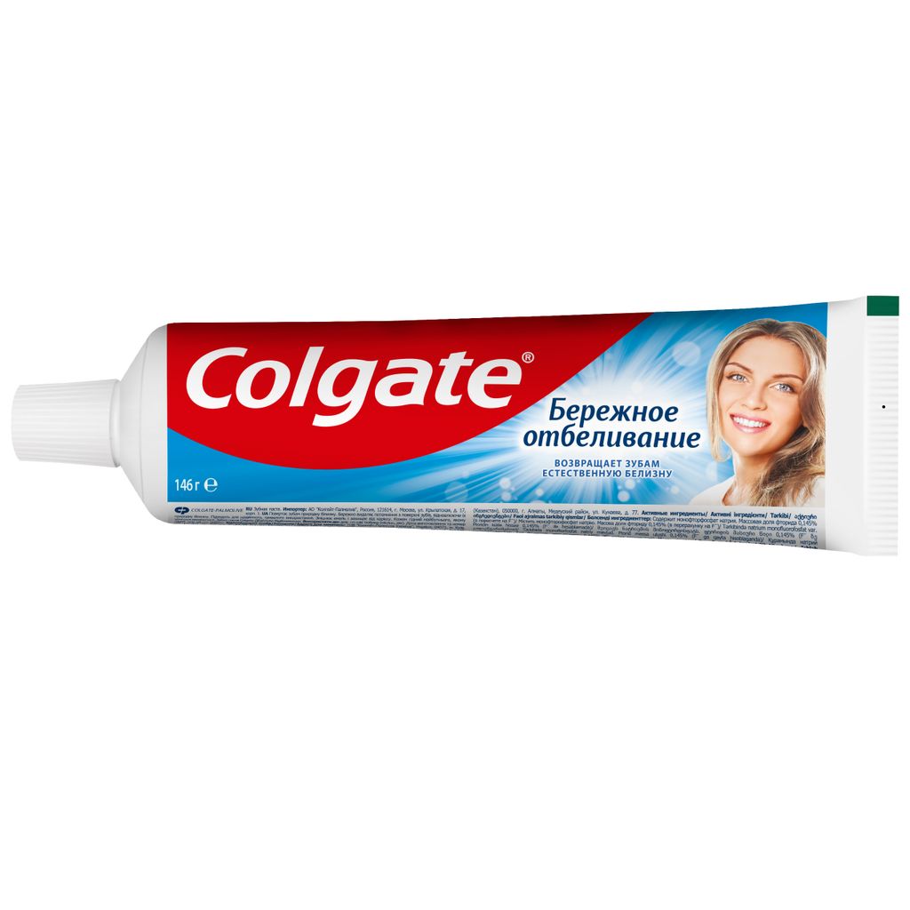Colgate Бережное Отбеливание зубная паста, паста зубная, 100 мл, 1 шт.