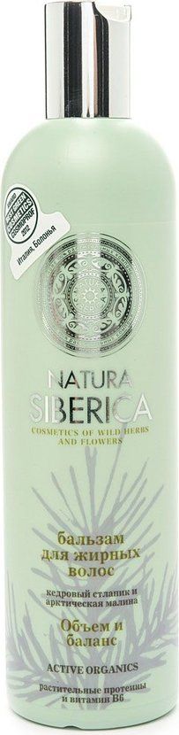фото упаковки Natura Siberica Бальзам Объем и Баланс для жирных волос