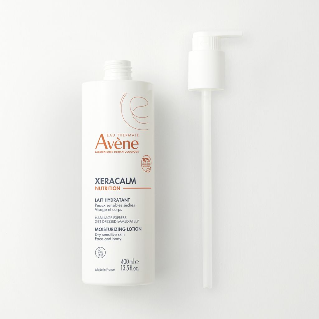 Avene XeraCalm Nutrition Молочко питательное легкое, молочко, для сухой, чувствительной кожи лица и тела, 400 мл, 1 шт.