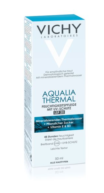 Vichy Aqualia Thermal Увлажняющая эмульсия SPF20/PPD21, эмульсия, 50 мл, 1 шт.