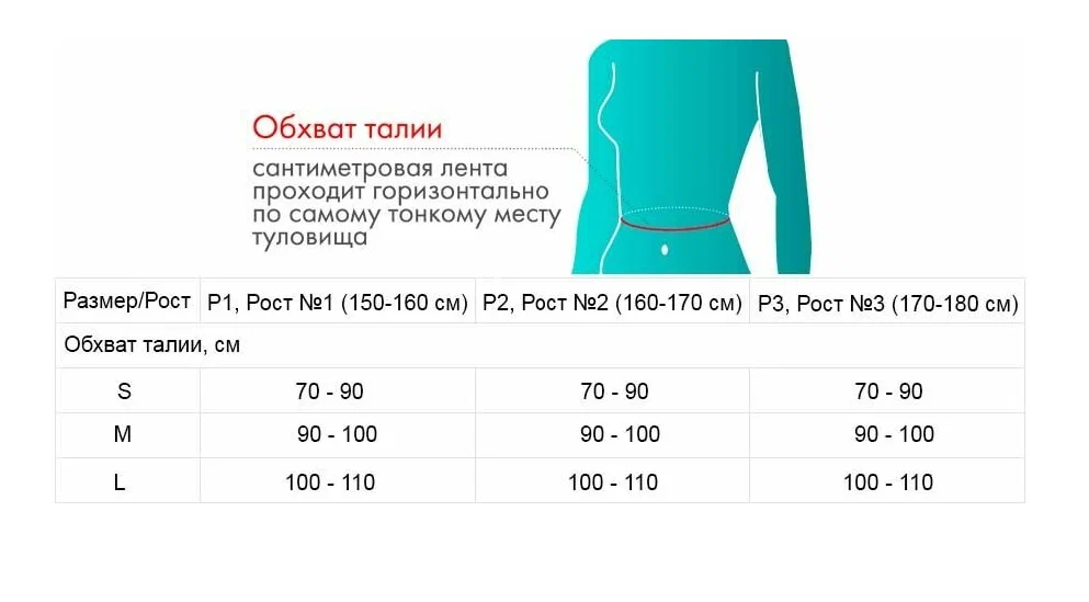 Корректор осанки К-506, рост 170-180 см, р. M, 1 шт.