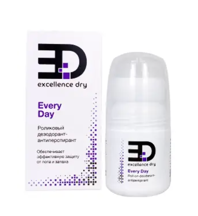 фото упаковки Excellence dry every day roll-on дезодорант-антиперспирант