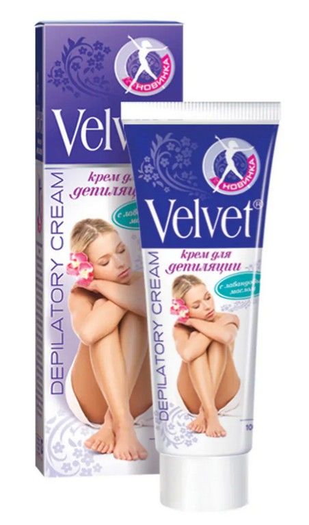 фото упаковки Velvet Крем для депиляции с лавандовым маслом