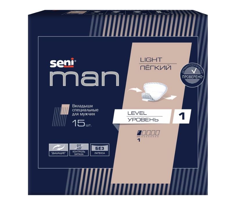 фото упаковки Seni Man Вкладыши специальные для мужчин