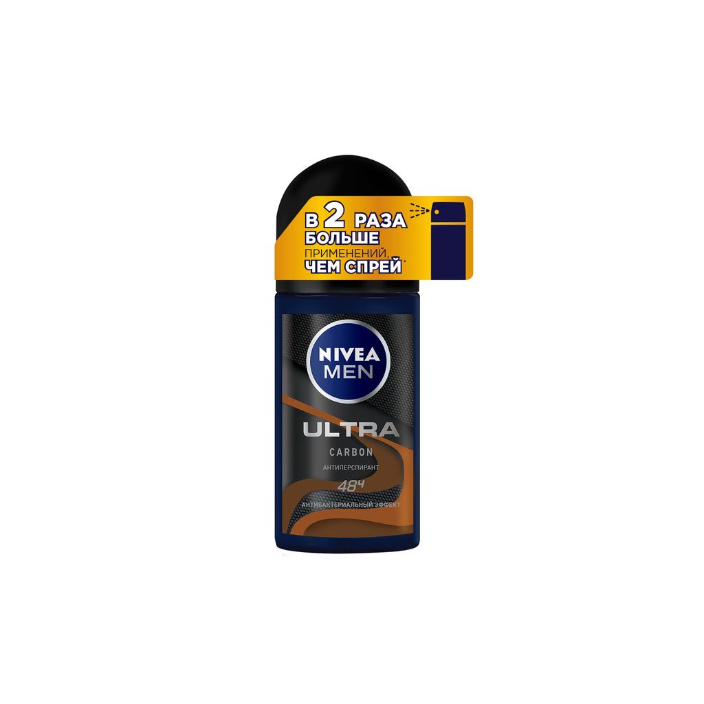 фото упаковки Nivea Men Антиперспирант шариковый Ultra carbon