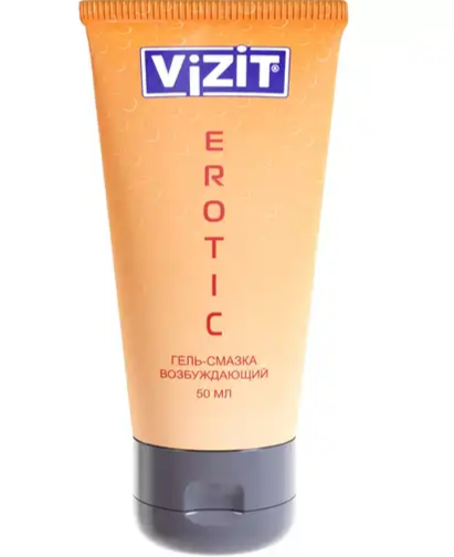 фото упаковки Гель-смазка Vizit Erotic, гель, возбуждающий, 50 мл, 1 шт. фото упаковки Гель-смазка Vizit Erotic