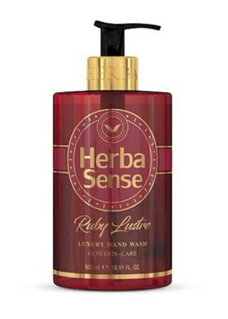 фото упаковки HerbaSense Мыло жидкое для рук Рубиновый блеск