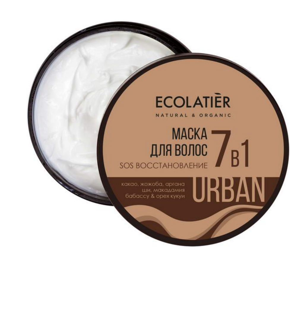 фото упаковки Ecolatier Маска для волос SOS Восстановление 7 в 1