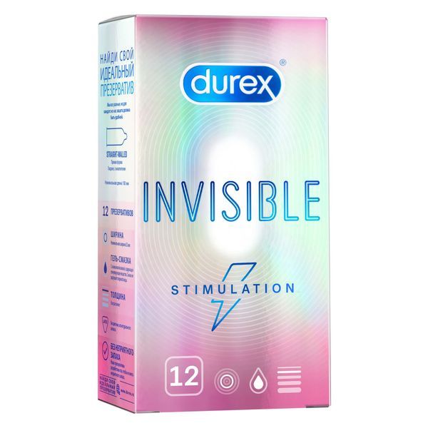 фото упаковки Презервативы Durex Invisible Stimulation