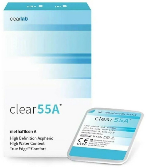 ClearLab Clear 55A Линзы контактные, BC=8,7 d=14,5, D(-4.50), 6 шт.