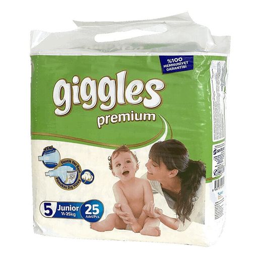 Giggles Premium Twin Junior Подгузники детские, 5, 11-25кг, 25 шт.