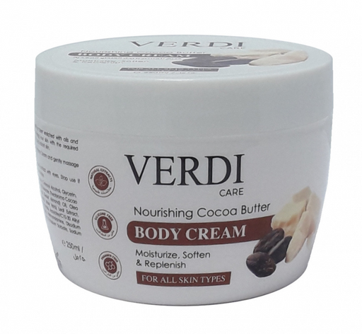 Verdi крем для тела питательный, крем, с маслом какао, 250 мл, 1 шт.