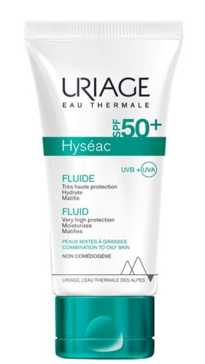 Uriage Hyseac Солнцезащитная эмульсия SPF50+, эмульсия, 50 мл, 1 шт.