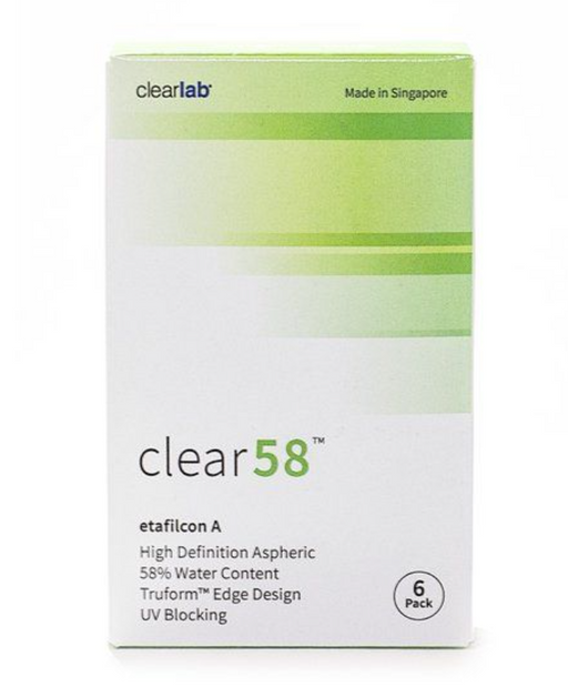 ClearLab Clear 58 Линзы контактные, BC=8.7 d=14.0, D(-5.50), 6 шт.