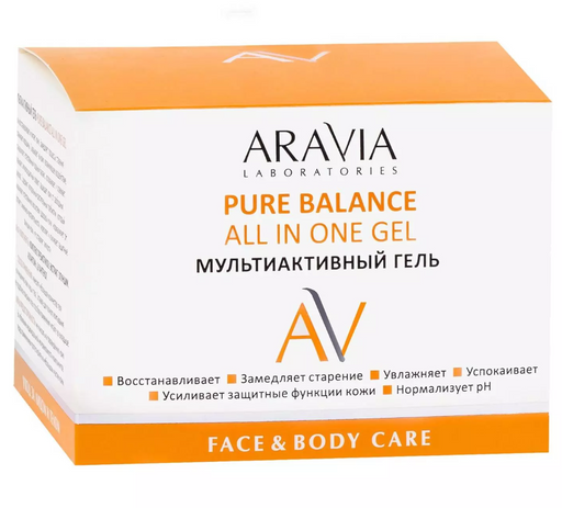 Aravia Laboratories Pure Balance All in One гель мультиактивный, гель, 250 мл, 1 шт.