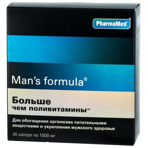 Man's formula Больше чем поливитамины, 1 г, капсулы, 30 шт.