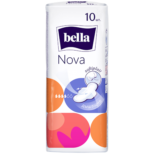 Bella Nova Softiplait Прокладки, прокладки гигиенические, 10 шт.