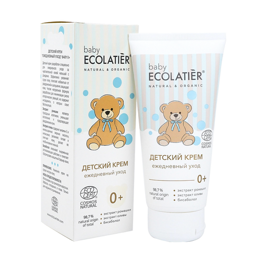 Ecolatier baby Детский крем Ежедневный уход, 0+, крем, 100 мл, 1 шт.