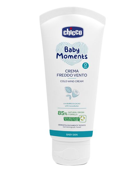 Chicco baby moments Крем защитный для детей, для детей с рождения, крем для детей, при ветре и непогоде, 50 мл, 1 шт.