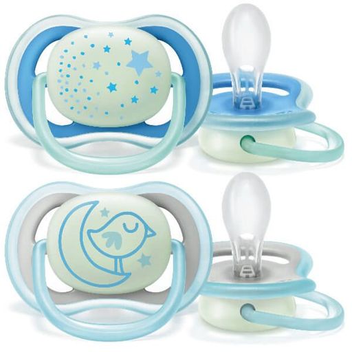 Philips Avent Пустышка Berry Nighttime, 6-18 месяцев, SCF376/21, 2 шт.